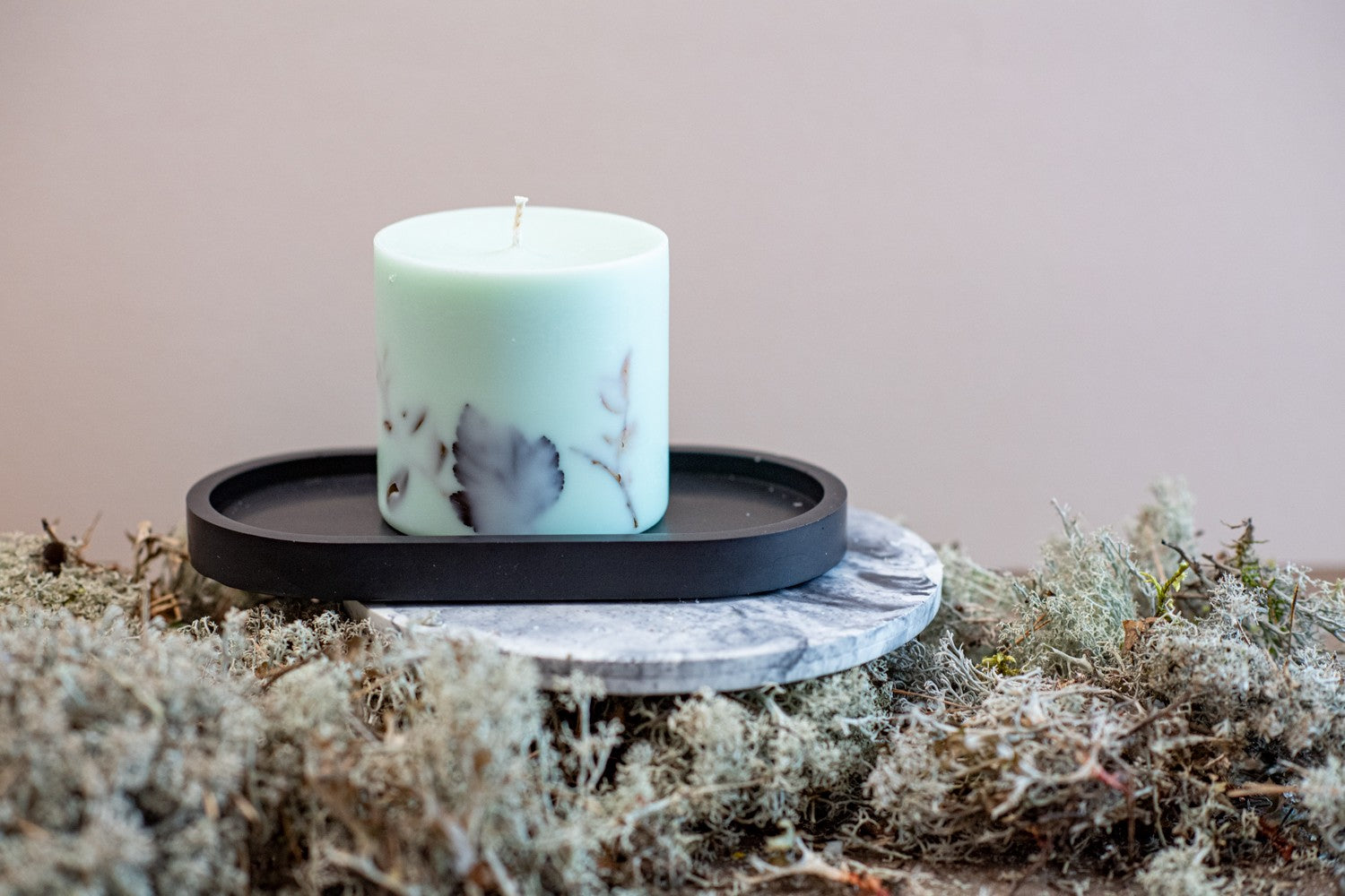 Silva doftljus Skogsdoft, mintgrönt glas – Noémie Living