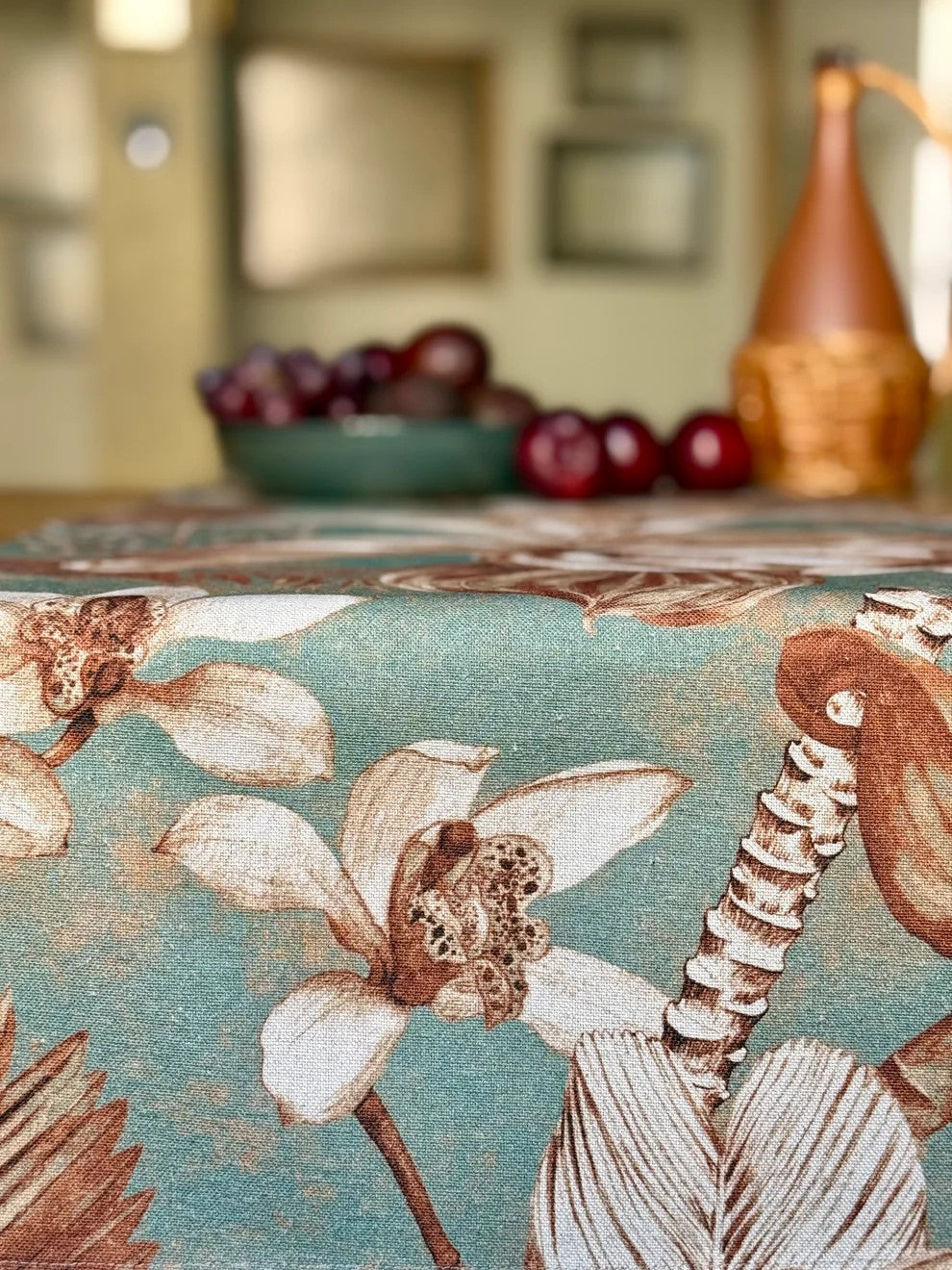 Table Runner, Linen-Cotton Mix - Terra Flora